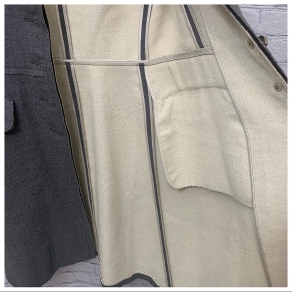 PRADA Virgin Wool Trench Coat - Picture 13 of 16